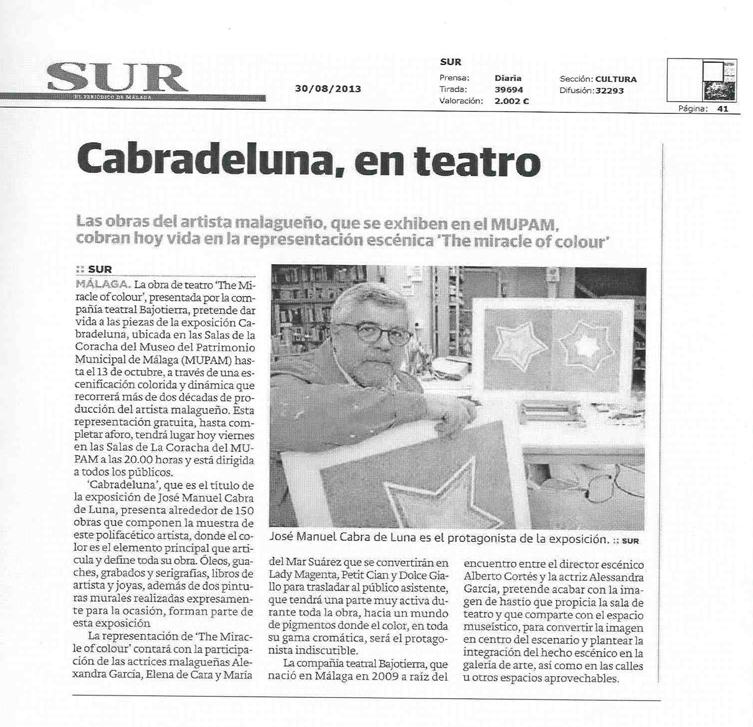 Diario Sur 30-8-13 Exposición Mupam